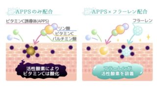 相性抜群フラーレン×APPS(ビタミンC誘導体)はエイジングケアの救世主